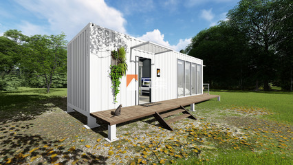 【互集文旅度假系列】集装箱民宿酒店:夏风