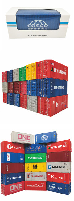 中海中远集团COSCO SHIPPING 1:35集装箱模型 海艺坊货柜模型批发 货柜模型定制