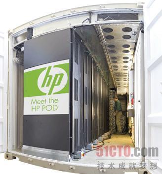 惠普建集装箱数据中心POD装配线(图)