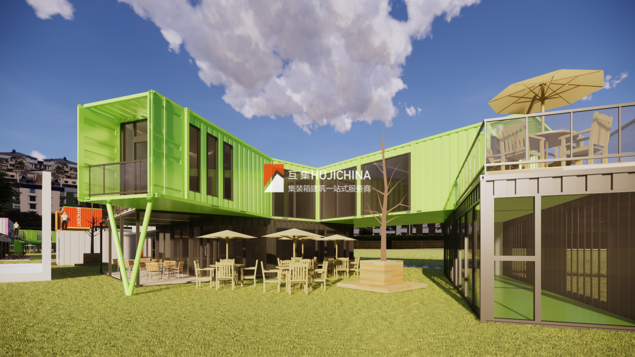 集装箱创意建筑 可持续性与创新的结合